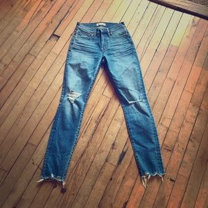 Madewell 9in rise jeans size 24